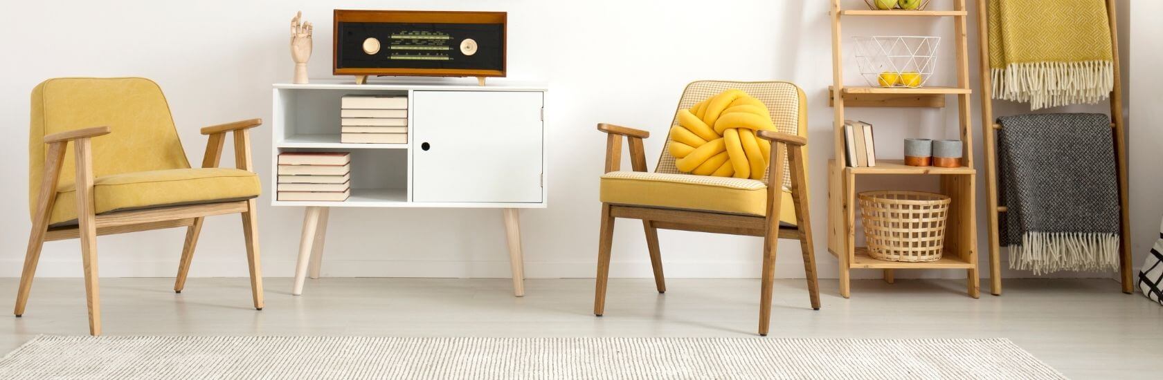 interieur kleur van de zomer geel